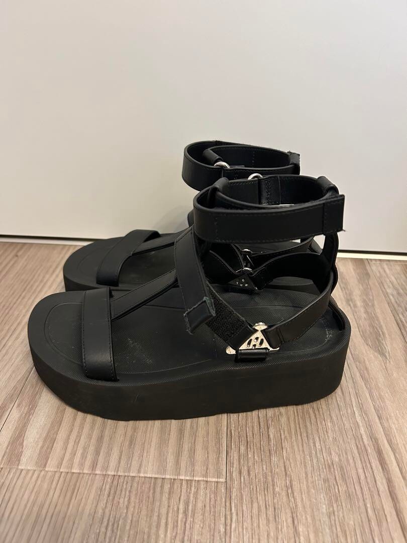 Hermes Enid H Logo Sports Platform Sandals Mules Pumps Shoes Women