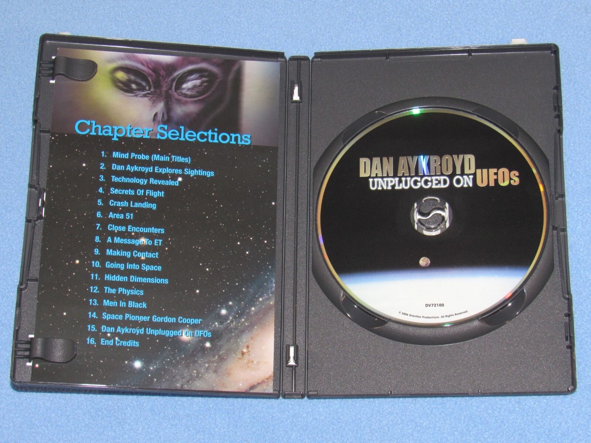 DAN AYKROYD: UNPLUGGED ON UFOS (DVD, 2006) ***Rare, OOP