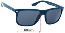 SFx Replacement Sunglass Lenses fits Ray Ban RB4547 Boyfriend Two - 60mm Wide