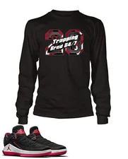 Mens Sneaker Tee Shirt To Match J32 Low Bred Shoe Trapping 24/7 Big & Tall