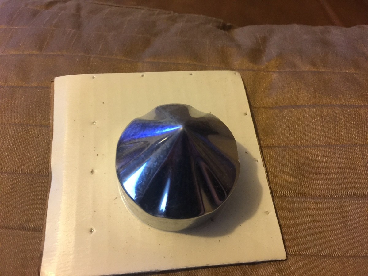 Kawasaki ZX14 Polished Chrome Fork Tube Spike Cap 042007-007