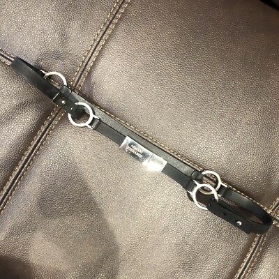 Armani Exchange Womens Belt Fashion Silver Genuine Leather  display picture 1