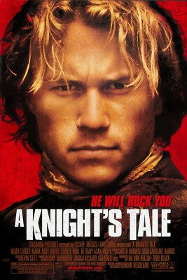 A Knight's Tale movie poster  - 11 x 17 inches - Heath Ledger