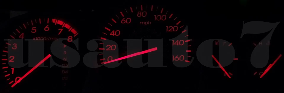 Dash Instrument Cluster Gauge RED LED LIGHT BULBS KIT Fit 99-03 Acura TL 2nd Gen Foto 2 de 4