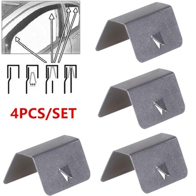 LilyJudy 10 pezzi auto pioggia sopracciglio clip vento pioggia deflettore metallo montaggio clip di ricambio per Heko G3 inviare clip