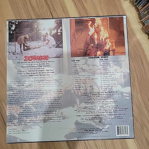 Lucio Fulci Zombie Roan Group Horror Laserdisc - Afbeelding 3 van 4