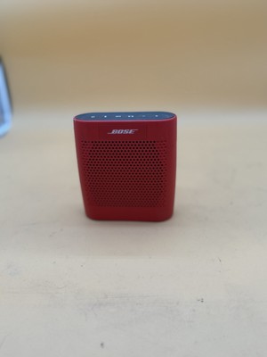 Bose SoundLink Color RED 415859 Bluetooth Speaker w/ USB Cable Charger - Tested