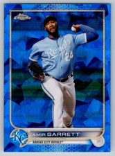 2022 Topps Chrome Sapphire Amir Garrett Kansas City Royals US211