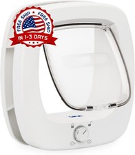 Puerta para gatos con cerradura dise ada para uso en interiores y exteriores NEW