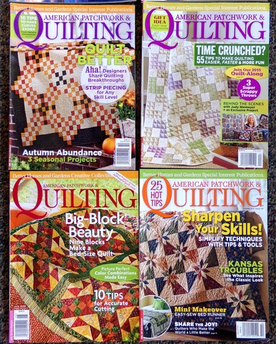 QUILTING MAGAZINE LOT 12 Mixed Issues 1996-2016 Quilt Knit Sew Embroider Pattern - Picture 4 of 5