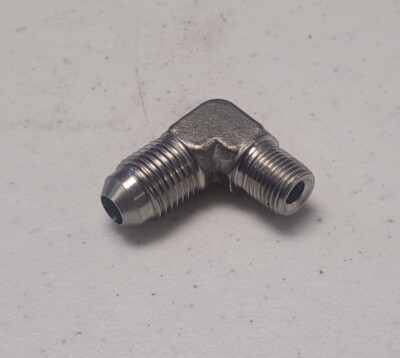 Mil Spec - MS20822-5J - Stainless Steel 90° Elbow w/ 37° Flared Tube Fitting