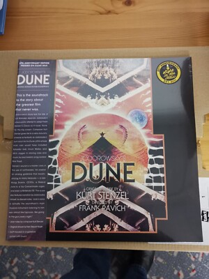 Kurt Stenzel - Jodorowsky's Dune (Clear Vinyl 2LP). STILL SEALED.