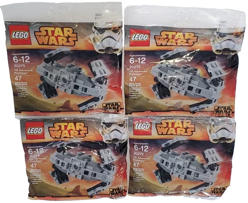 LEGO Star Wars Rebels Mini Set 30275 TIE Advanced Prototype Polybag LOT OF 4