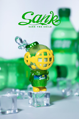 Sank Toys Soft Drink Green - Sprite Inspired LE Art Collectible Figure INSTOCK