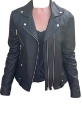 Diesel Real Leather Biker Jacket-newwith Tags
