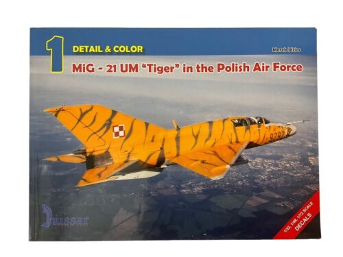 Polnische Luftwaffe MiG-21 UM Tiger Detail und Farbe Softcover Nachschlagewerk - Bild 1 von 1