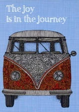 The Joy is in The Journey - Tree Free Greeting Card - 17348