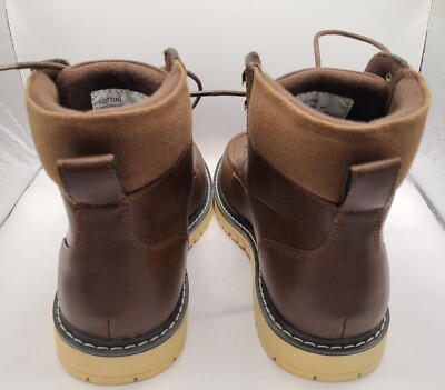 Lottini Mens Boots Size 9 Brown Leather Man Made Fall Winter Casual Lace Up New Lottini | Shoes | Lottini Mens Boots Size 9 Brown Leather  main image 4