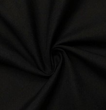 10 Yard Black Cotton Fabric 60  Width