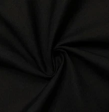 Black  Cotton Fabric 45” Width Sold By The Yard