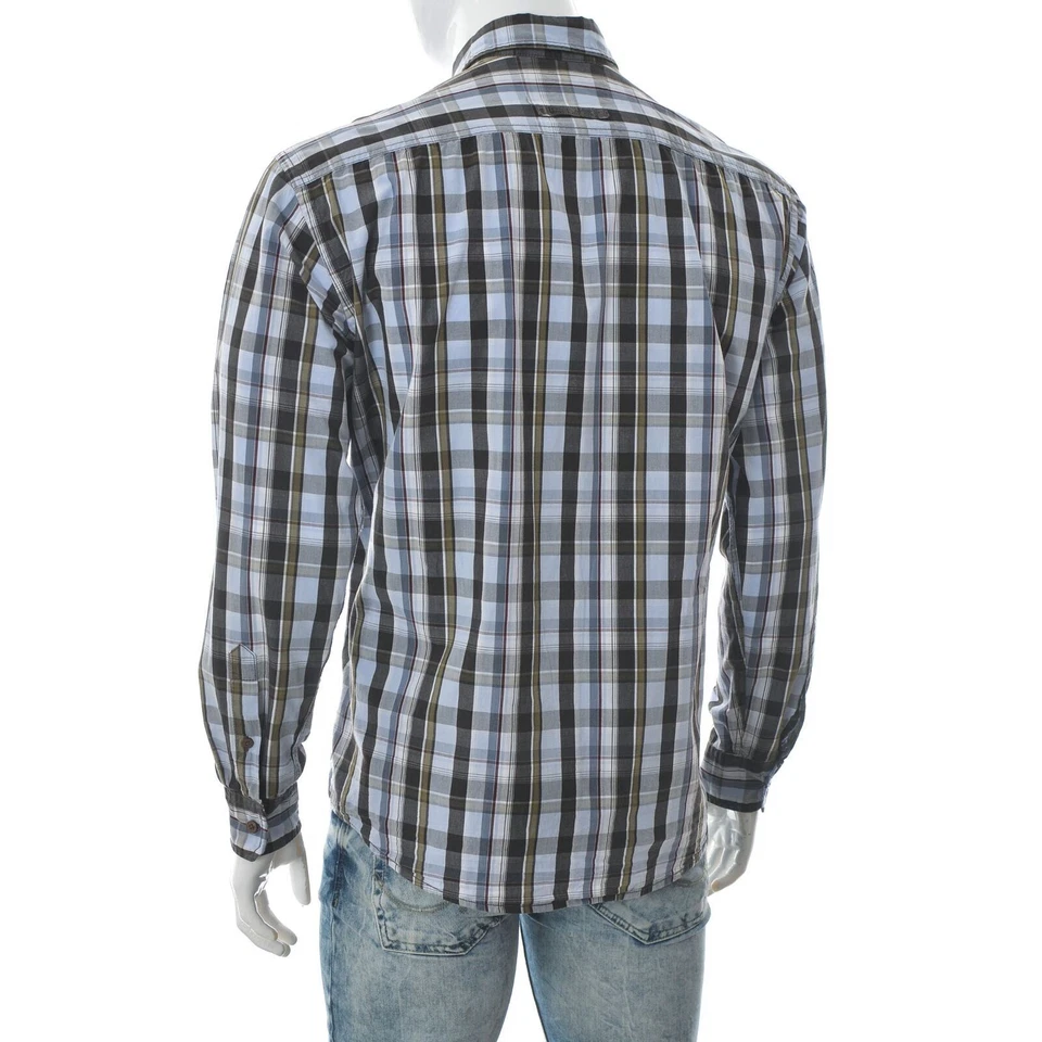 Camel Active Men's Chest Pocket Button Front Casual Shirt Long Sleeve Plaid XXL - Image 3 of 4