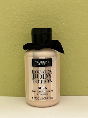 1) Victoria's Secret Cotton Moisture Complex SHEA Travel Size 3.4