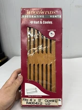woodwinds decorative vent light oak 4x12 hart cooley