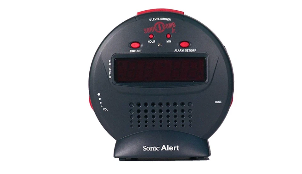 Sonic Alert SBJ525ss Bomb Jr., Black/Red - Image 3 of 4