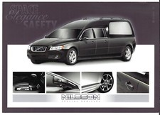 Nilsson Volvo V70 Hearse Late 2000s UK Market Single Sheet Sales Brochure