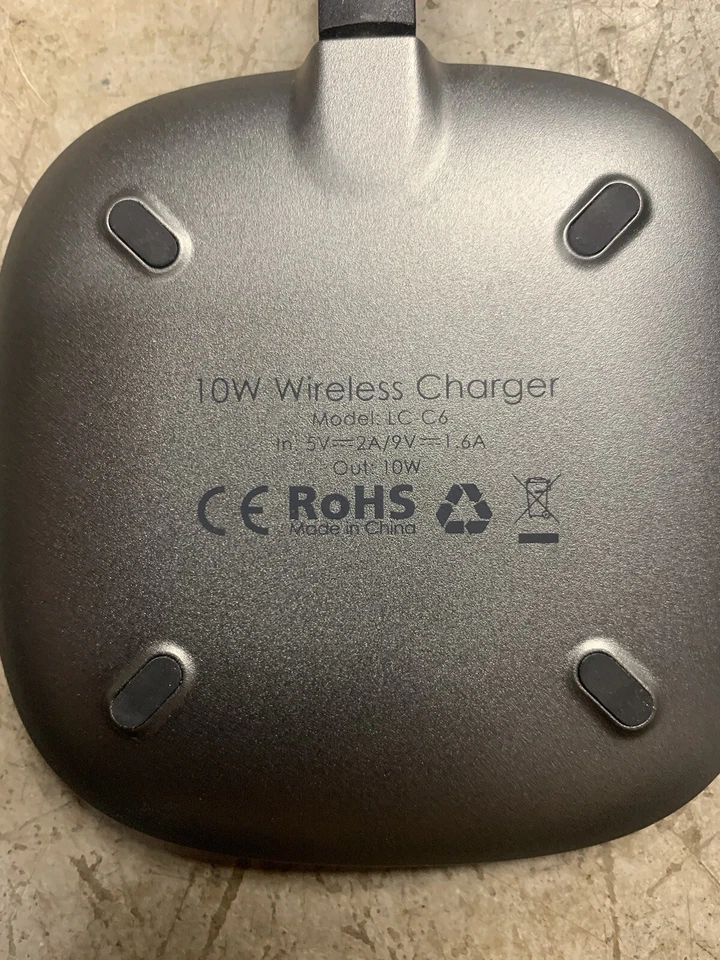 AUKEY Graphite Lite Q 10W Wireless Fast Charger Model LC-C6 - Image 3 of 4