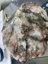 Arizona Gila County Mining District 7" x 5" Serpentine in Quartz 6.5 lb Specimen