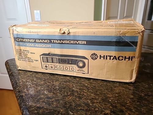 1977 Hitachi CB Radio CM-4800H New Open Box WOW! - Picture 2 of 24