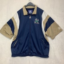 Vintage Starter Jacket & Breakaway pants Notre Dame Game Day basketball Mens XL
