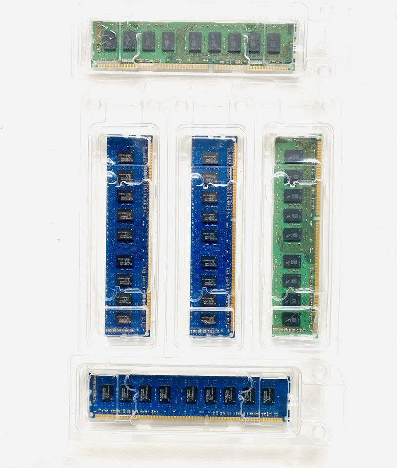 HP 5 Five New 2GB 2RX8 Bus Speed PC3-10600E DESKTOP Tower RAM Memory ELPIDA 10GB - Image 2 of 3