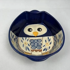 Temp-tations Presentable Ovenware by Tara Old World Blue Owl Casserole Baking 