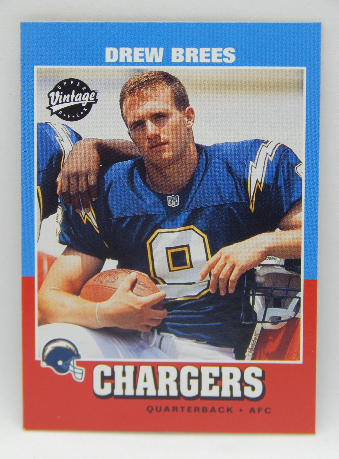 2001 Upper Deck Vintage Football - RC #251 Chargers - DREW BREES
