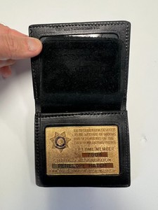 California Highway Patrol 11-99 CHP Foundation Lifetime Member Badge RARE *GOLD*