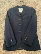 Tredstep Ireland Symphony Junior Equestrian Show Jacket Size 12 GER 152 Navy