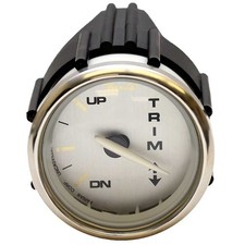 Faria Boat Trim Gauge GBC600A | Kronos Silver Honda 2 Inch
