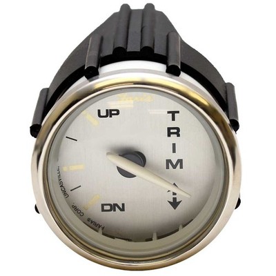Faria Boat Trim Gauge GBC600A | Kronos Silver Honda 2 Inch