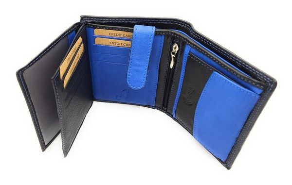 Jockey Club Basic Echt Leder GeldböRse Portemonnaie Geldbeutel Rfid Nfc Schutz-image