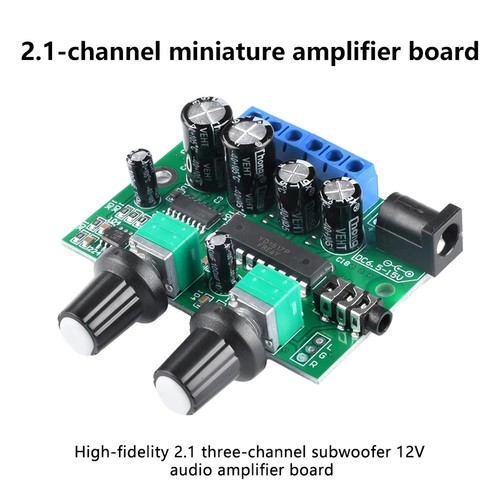 2.1 Channel Class D HiFi Amplifier Board 25W+6W+6W Sound Volume Control6445 - Picture 2 of 8