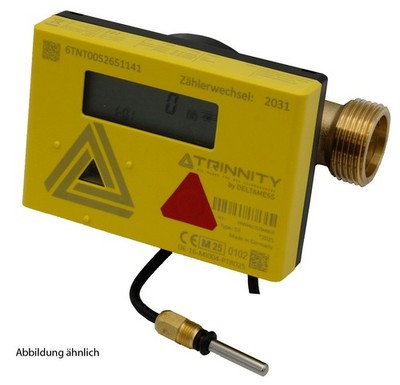 Ultraschall-Wärmezähler Deltamess MBUS Qp 0,6 m3/h G3/4 x 110 mm TF5,2  Eich2025