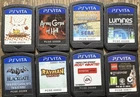 Lot of 8 Sony PlayStation Vita PS Vita Games [Rayman, monkey ball and more)