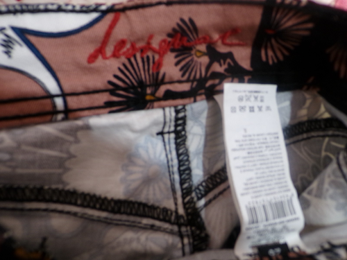 Pantalon Desigual Africa Arrow Avec Poignets - Tailles 26, 30, 34 - Neuf Avec étiquettes