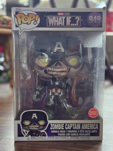 Funko Pop! Vinyl Jumbo 10 in: Marvel - Zombie Captain America (Jumbo) - GameStop