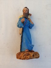 Ancien Santon Devineau Platre Berger 13.5 cm H