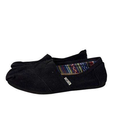 TOMS Alpargata Slip On Womens Size 8 Black