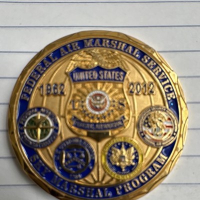 Federal Air Marshal Service Sky Marshal Challenge Coin