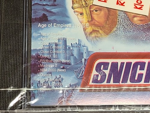 Age of Empires 2 Snickers Microsoft Trial Edition Korean Version Game PC Windows - Picture 2 of 9
